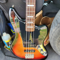 Squier CV Jaguar Bass 3-SB, снимка 1 - Китари - 44805830