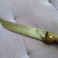 Стар нож от соца 310 обща дължина х 173мм острие, снимка 2 - Ножове - 41937176