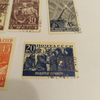 Пощенски марки Почта Ссср 1942, снимка 5 - Филателия - 44603279