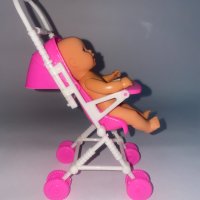 Малки бебета с количка, снимка 4 - Кукли - 41762296