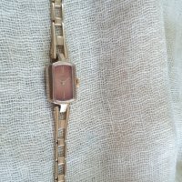 Руски механичен часовник с позлата  -Луч, снимка 1 - Антикварни и старинни предмети - 41631733