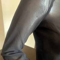Дамска елегантна черна блуза с камъни !, снимка 4 - Блузи с дълъг ръкав и пуловери - 42402133