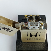 Стара запалка бензинова Zippo lighter Honda Хонда Usa H XII, снимка 9 - Други ценни предмети - 36160723