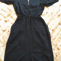 Черна екстравагандна рокля, снимка 8 - Рокли - 39231480