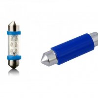 3000041684 LED крушки VECTA SV8.5 12V 36mm , 39mm сини сулфидни 6Led, снимка 1 - Аксесоари и консумативи - 34448604
