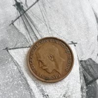 Монета - Великобритания - 1/2 (половин) пени | 1921г., снимка 2 - Нумизматика и бонистика - 38964385