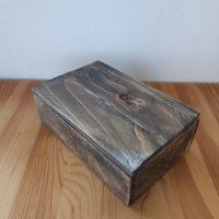 Ръчно изработена дървена кутия за съхранение от топола, снимка 1 - Декорация за дома - 41096880