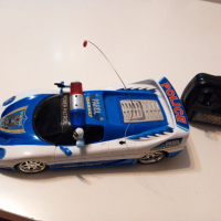 Стара играчка, радиоуправляема кола Ferrari F50 Police Highway Patrol, снимка 3 - Колекции - 44797379