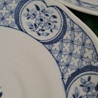 Лот старинни английски порцеланови чинии, снимка 3 - Антикварни и старинни предмети - 38901229