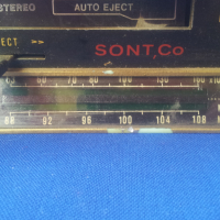 Ретро радио касетофон за автомобил  SONT,CO кадилак , снимка 2 - Антикварни и старинни предмети - 36150608