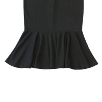 Shein официална дълга черна рокля Размер: L, снимка 3 - Рокли - 41816307