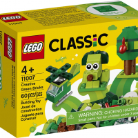 НОВИ! LEGO® Classic 11007 - Зелени творчески тухлички  , снимка 2 - Конструктори - 36405825