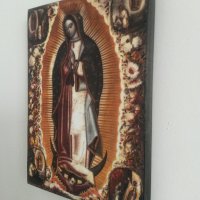 Икона на Девата от Гуадалупе /католическа/, icona Devata ot Guadalupe, снимка 3 - Икони - 14062845