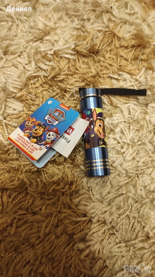 Лед фенерче с 9 диода на Пес патрул - PAW Patrol Оригинал!, снимка 1