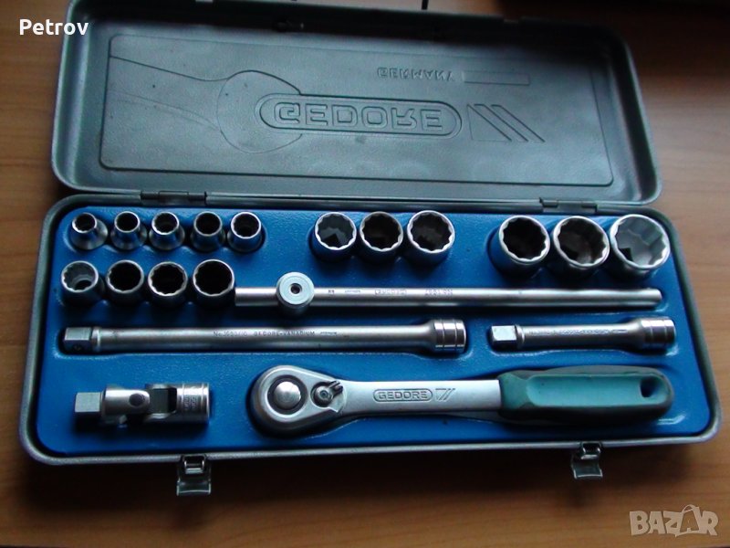 GEDORE - 1/2" PROFI Гедория !! новата версия !! вложки 10 - 32 mm !! ORIGINAL GEDORE GERMANY !!!!!, снимка 1