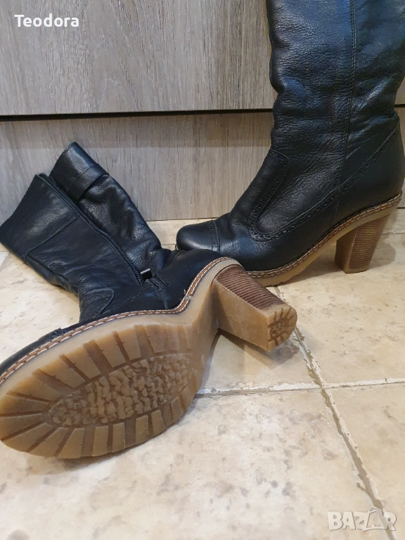 Дамски ботуши от естествена кожа, снимка 1