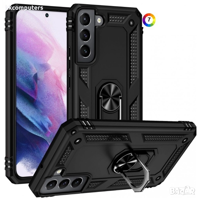 Samsung Galaxy S22 5G Удароустойчив Ring Holder Калъф и Протектор, снимка 1