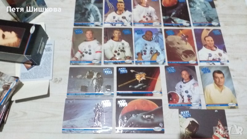 Колекция на картички на астронавти и Марс, снимка 1