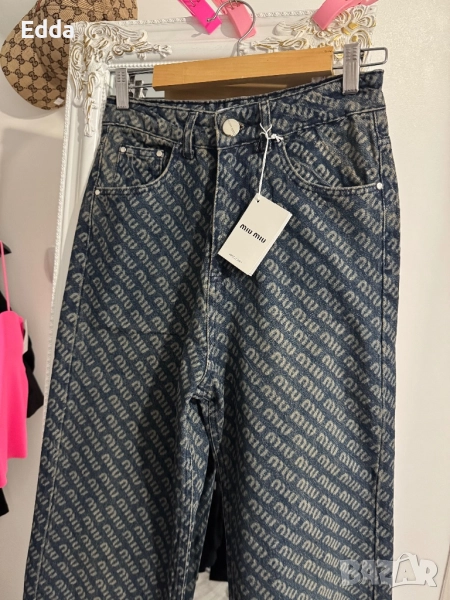Дънки miu miu s m L , снимка 1