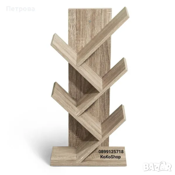 Етажерка за книги-30х17х59 см./етажерка дъб сонома, снимка 1