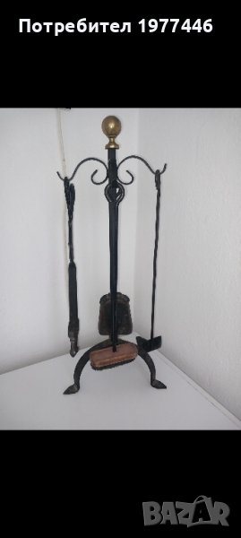 прибори за камина  внос от Франция перфектно състояние , снимка 1