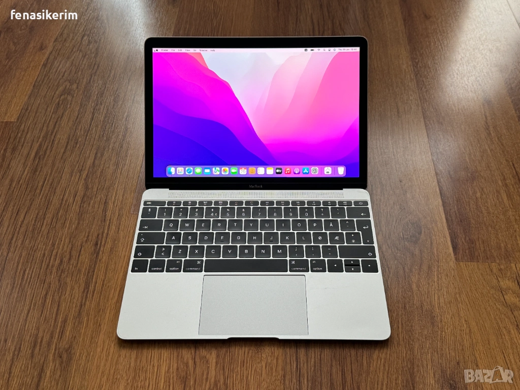 12' Apple MacBook 2016 Retina Display A1534 Silver 8GB RAM/256GB SSD/Бат 3ч, снимка 1