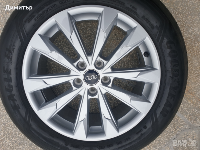 Оригинални лети джанти 7Jx18H2 ET43 5x112 57.1 за Ауди Q2, Q3, A3 и TT, снимка 1