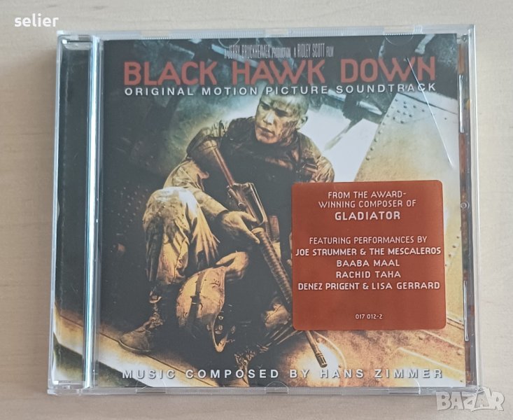 BLACK HAWK-HANS ZIMMER-оригинален диск Цена-16лв, снимка 1