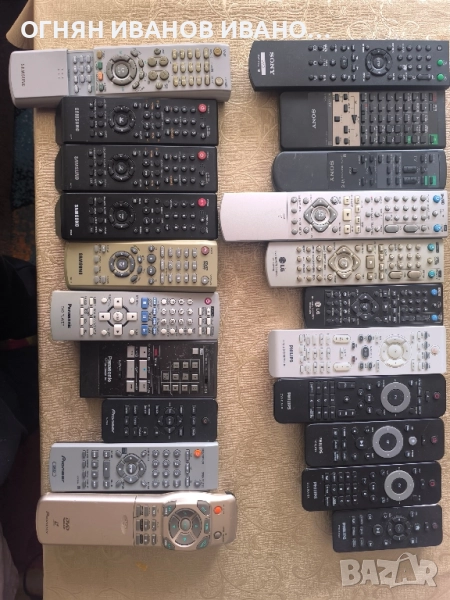 Sony/Lg/Fhilips/Samsung/Pioneer/Panasonic оригинално дистанционно за DVD, снимка 1