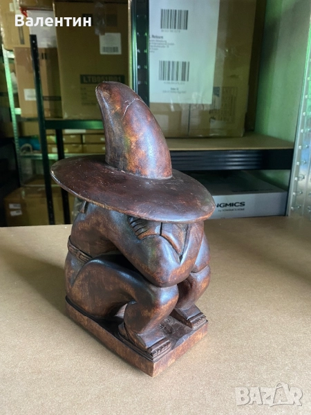 Дървена ръчно изработена фигура, снимка 1