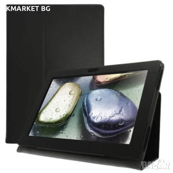 Lenovo Idea Tab S6000 Кожен Калъф + Стилус, снимка 1