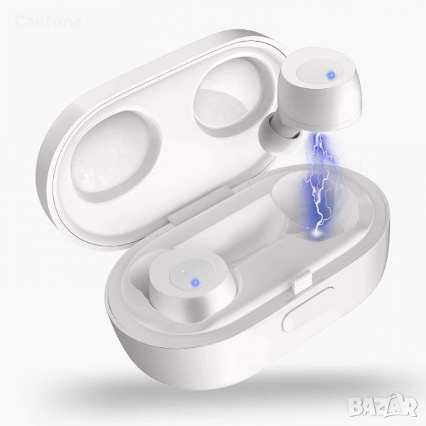 TWS ELECDER D10,  Bluetooth 5.0, 3D стерео звук, IPX5, докинг станция, снимка 1