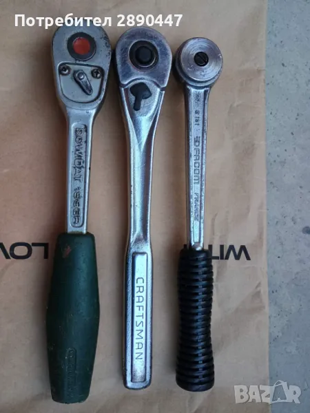 Тресчотки Facom, Craftsman и Dowidat, снимка 1