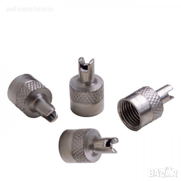 КАПАЧКИ ЗА ГУМИ,МЕТАЛНИ 4БР., снимка 1