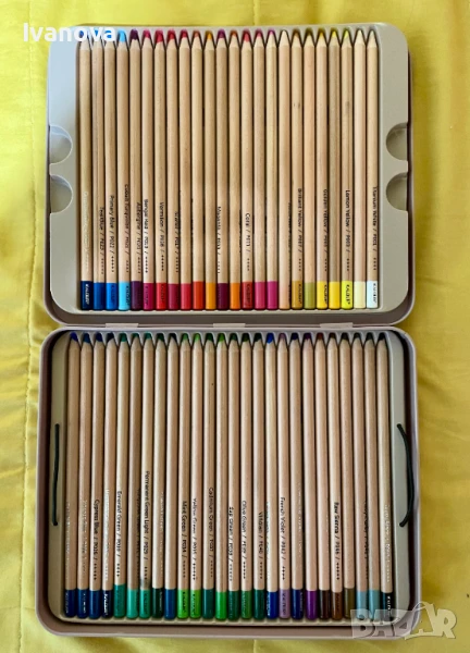 50 бр. Пастелни цветни моливи Kalour – Премиум качество за художници, снимка 1