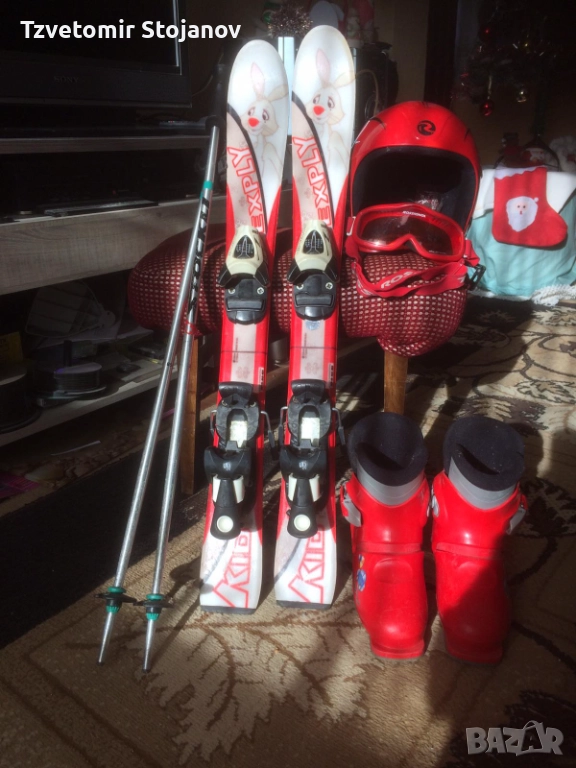 Детски ски, обувки и щеки - подарък каска и очила!, снимка 1