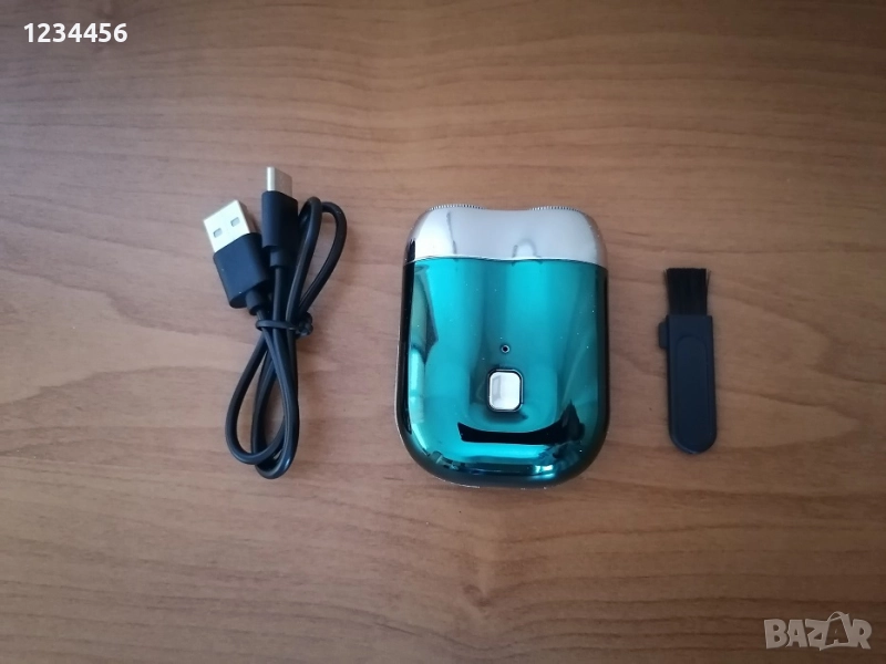 Нова, мини/джобна ел. безжична USB акумулаторна самобръсначка, Li-ion батерия, бързо зареждане чрез , снимка 1