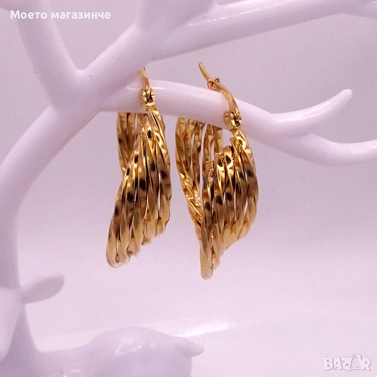 Обеци от медицинска стомана - различни модели , снимка 1