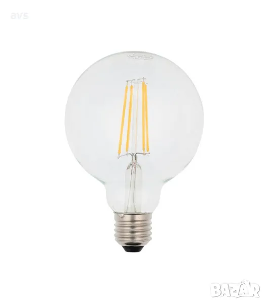 LED крушка 8W G95 4000K филамент VITO E27, снимка 1