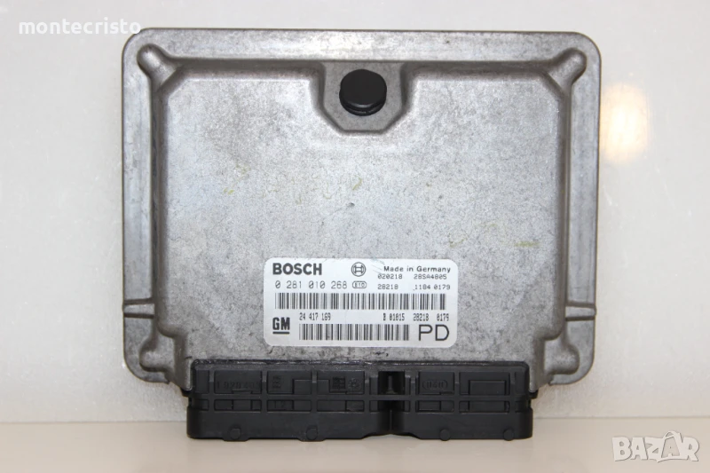 Моторен компютър Opel Zafira A (1999-2005г.) 0281010268 / 0 281 010 268 / 24417169 / 24 417 169, снимка 1