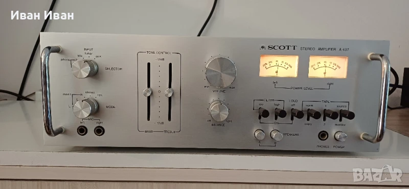 Усилвател SCOTT A437, снимка 1