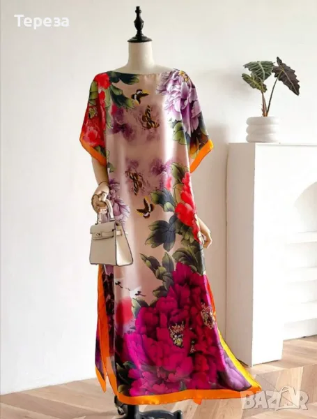 🆕 Лятна рокля - кафтан / L-XL, снимка 1