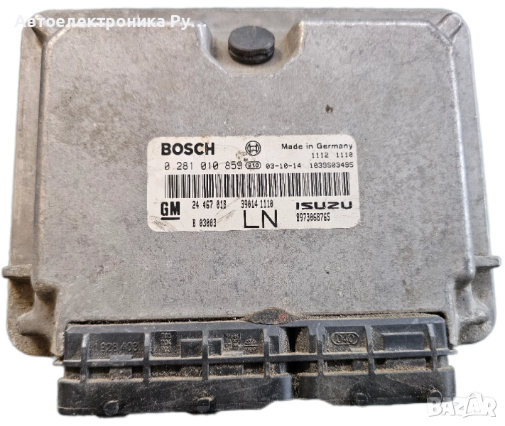 Компютър двигател за Opel Astra G, 1.7 CDTI, 0281010859, 0 281 010 859, 24 467 018, 24467018 , снимка 1