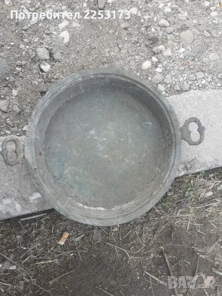 Медна Стара тавичка, снимка 1