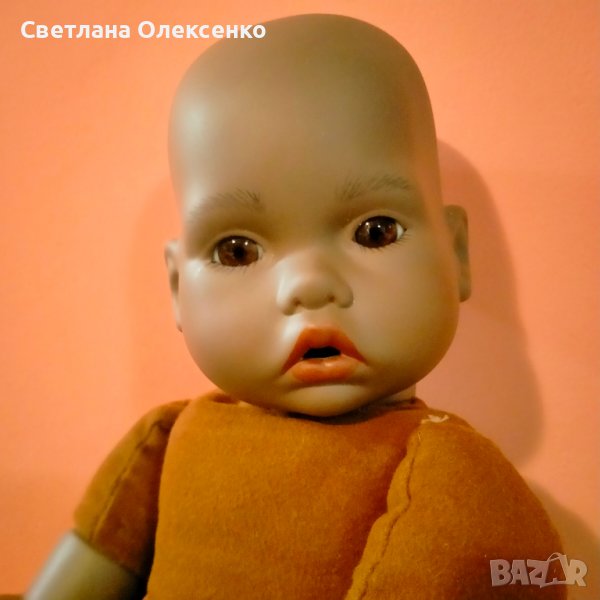 Порцеланова кукла с дефект 1991 47 см, снимка 1