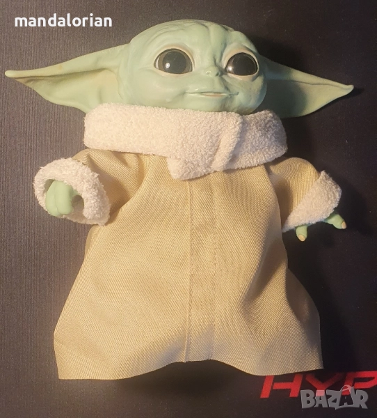 Star Wars TM - Мадалориан: Детето с 25 звуци и движения mandalorian Yoda bebe, снимка 1
