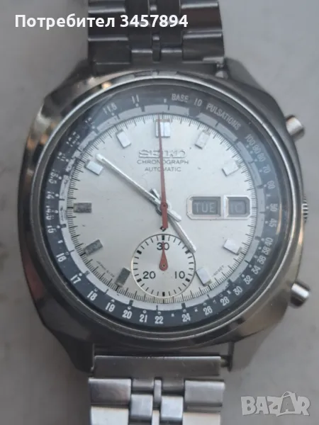Рядък  часовник Seiko Pulsations chronograph 6139-6012 , снимка 1