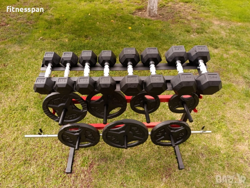 Домашен комплект тежести и дъмбели, снимка 1