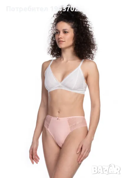 2 броя памучни бикини в розов цвят L-1493BI, снимка 1