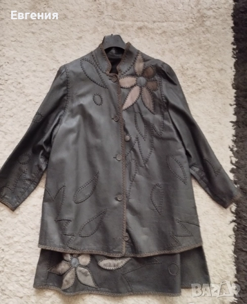 Ръчно изработен костюм от естествеа кожа, снимка 1